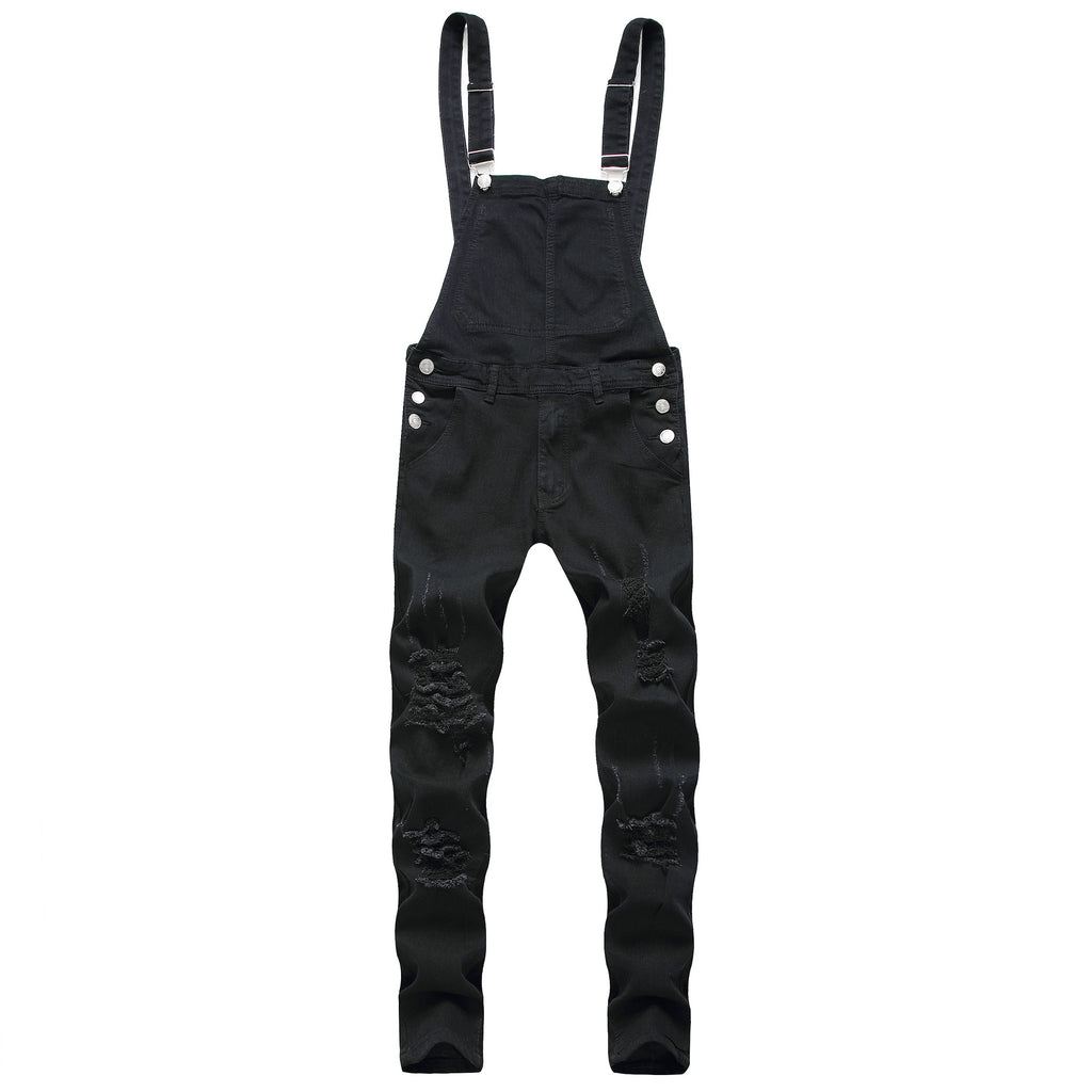 Wish Fashion Men  Sling Denim Pants Ripped Jeans Trousers Popular Popular Work Clothes