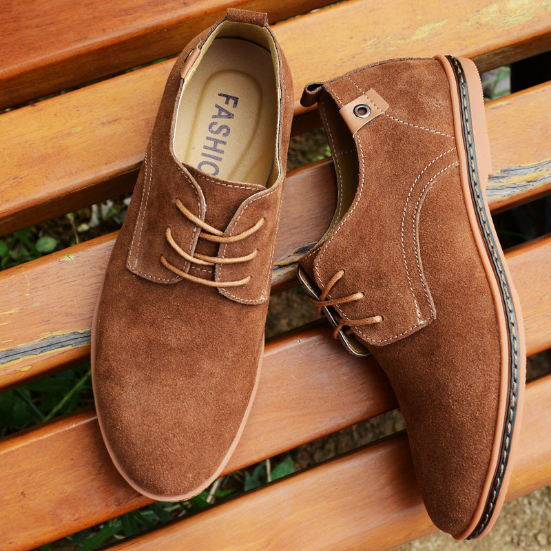 New Casual leather shoes for Men , Outdoor and for daily use looks decent