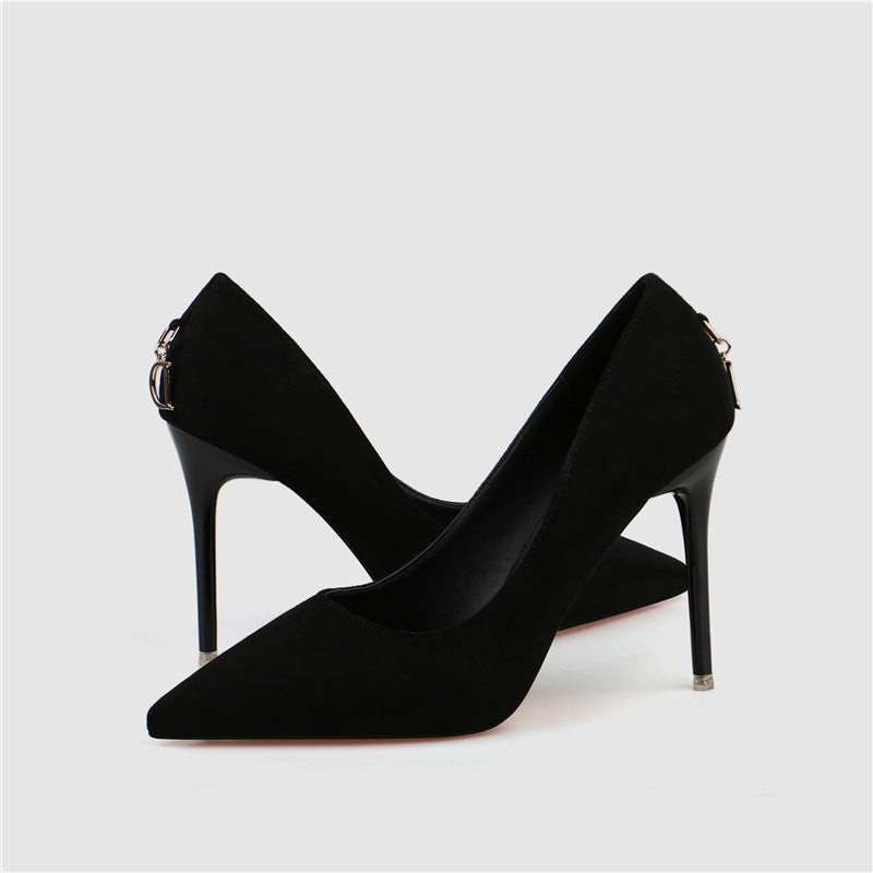 High Heels Sexy Pointed Toe Red Bottom High Heels Wedding Shoes