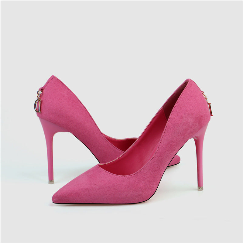 High Heels Sexy Pointed Toe Red Bottom High Heels Wedding Shoes