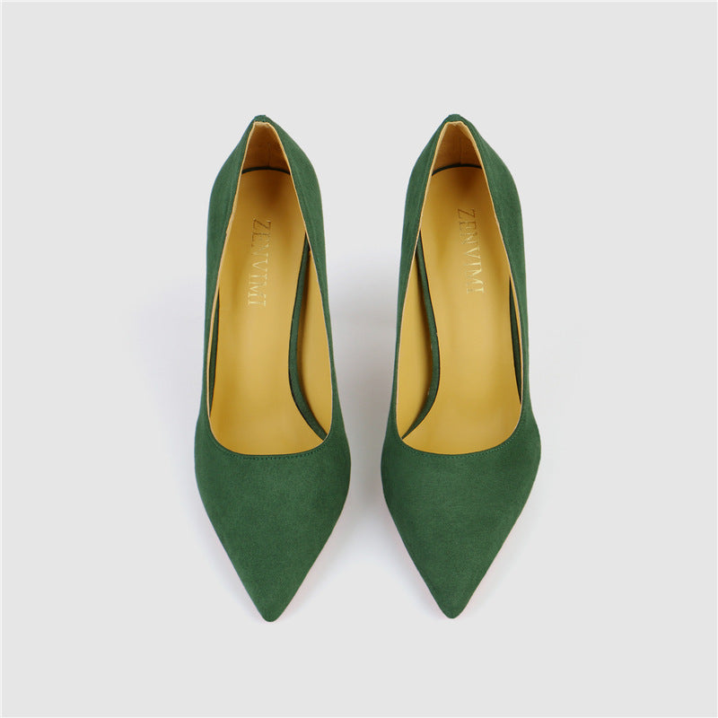 High Heels Sexy Pointed Toe Red Bottom High Heels Wedding Shoes