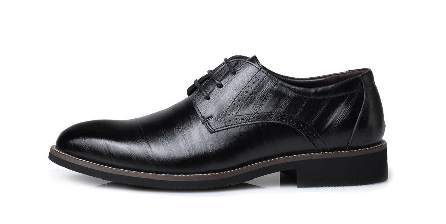Men leather shoes business shoes large size men casual shoes