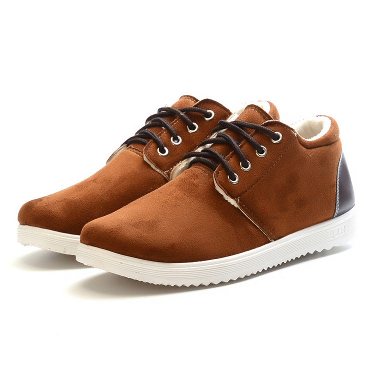The winter Men casual shoes breathable shoes 1200 British tide scrub and cotton shoes