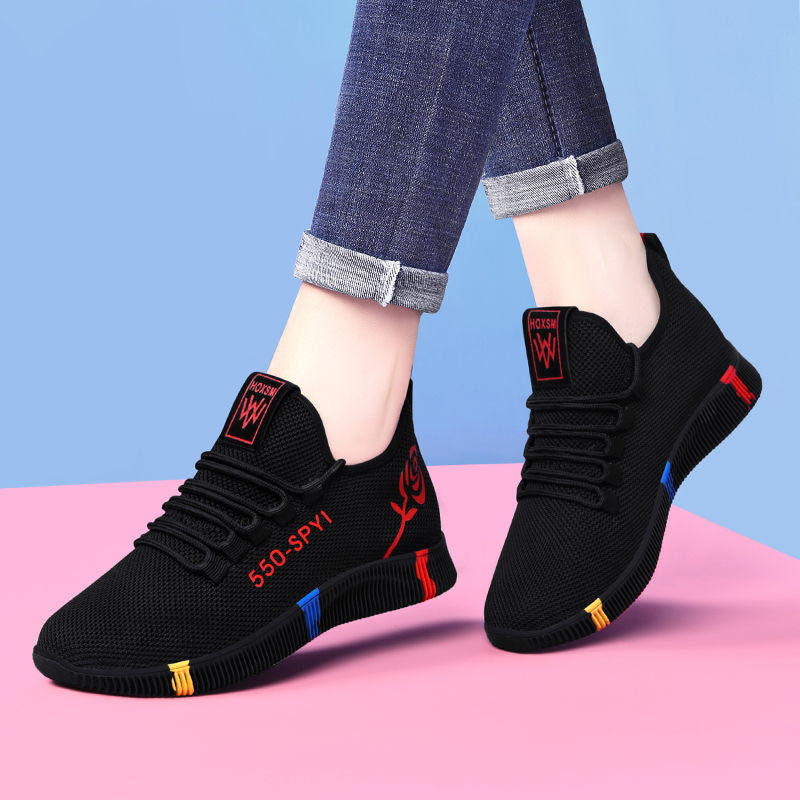 Women's Shoes Fall New Year Sports Shoes , Casual Shoes , Comfortable Travel Shoes , Lightweight Soft Sole Running Shoes , Mom Shoes