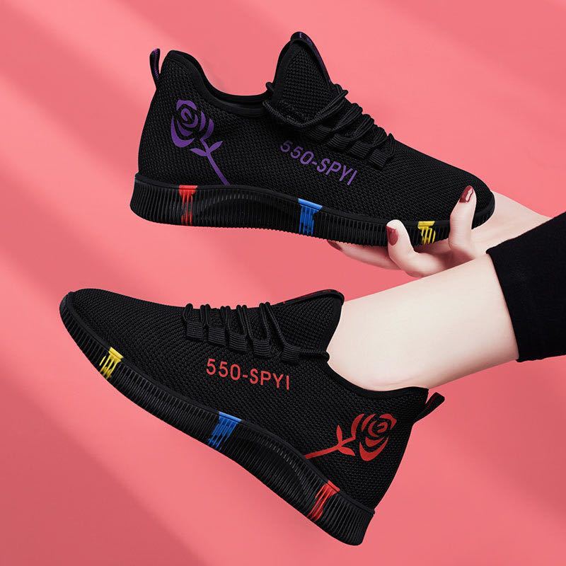 Women's Shoes Fall New Year Sports Shoes , Casual Shoes , Comfortable Travel Shoes , Lightweight Soft Sole Running Shoes , Mom Shoes