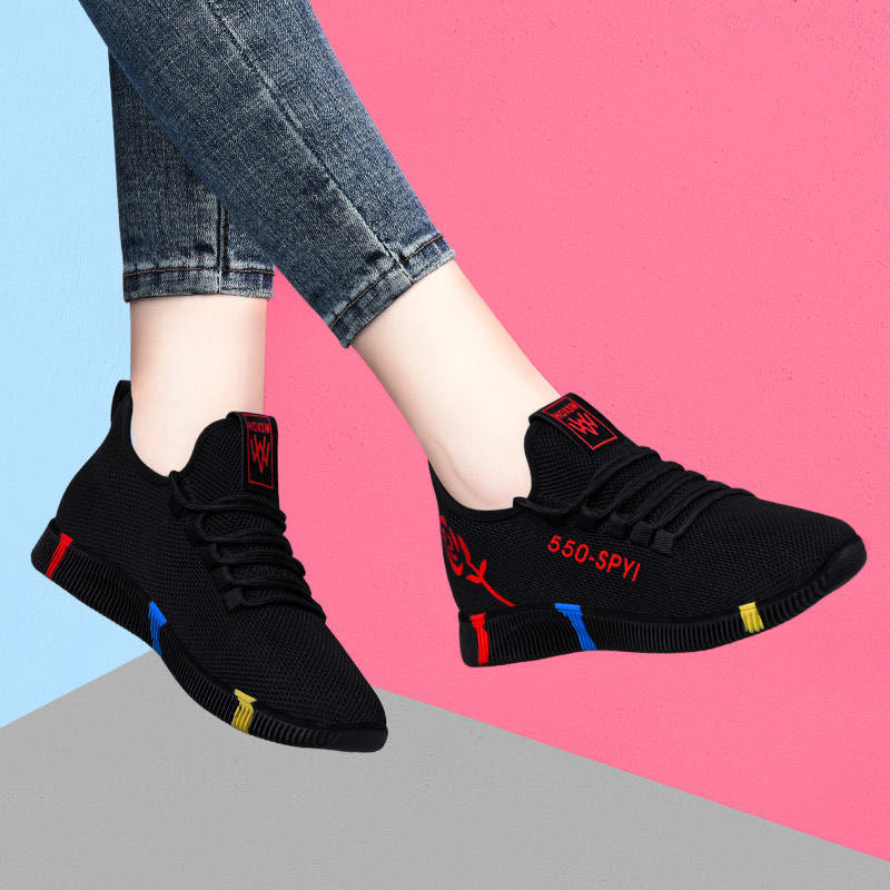 Women's Shoes Fall New Year Sports Shoes , Casual Shoes , Comfortable Travel Shoes , Lightweight Soft Sole Running Shoes , Mom Shoes
