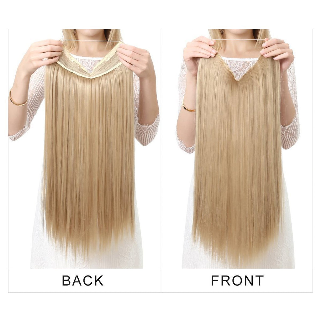 Wigs Women&#039;s Natural Wigs, One-piece Long Straight Hair, High-temperature Silk Fish Line Hair Extensions