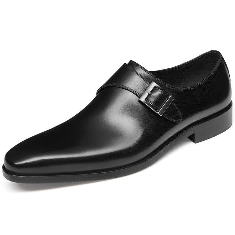 Casual Men Shoes Cowhide British Leather Shoes , Leather Shoes Men Business Leather Shoes Royal's Choice