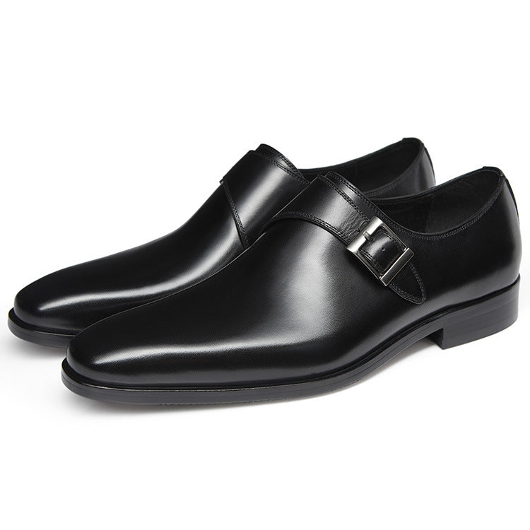 Casual Men Shoes Cowhide British Leather Shoes , Leather Shoes Men Business Leather Shoes Royal's Choice
