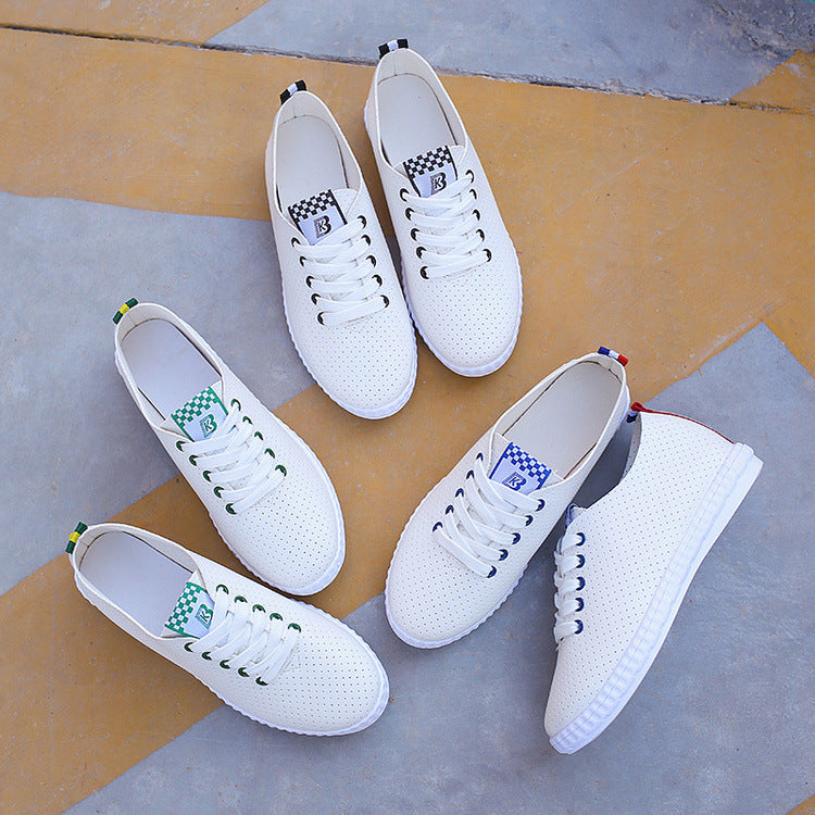 New summer student White shoes lady flat Strappy running shoes women shoes wholesale