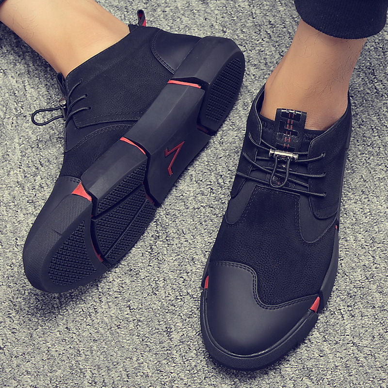 Leather shoes for men , trendy shoes, British casual shoes