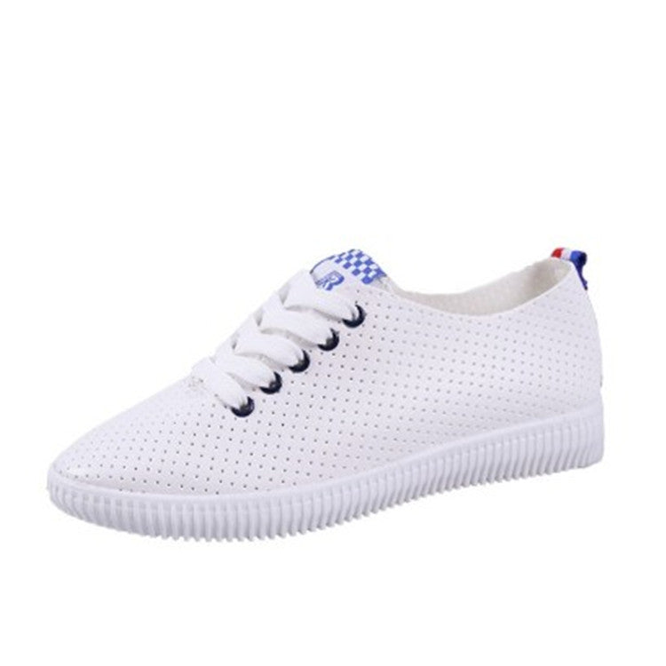 New summer student White shoes lady flat Strappy running shoes women shoes wholesale