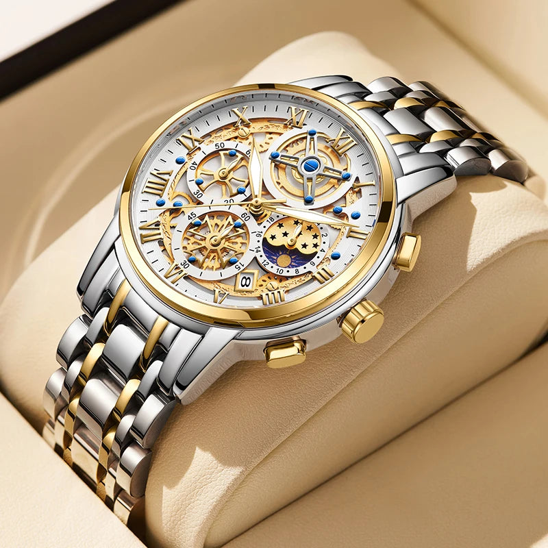 LIGE 2025 New Gold Women Watches Creative Steel Women Bracelet Wrist Watches Ladies Fashion Waterproof Female Relogio Feminino