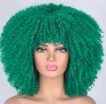 Small Curly Hair Wigs Headgear - Cross-border European And American Chemical Fiber Wigs Full Head Hair Female Manufacturers African