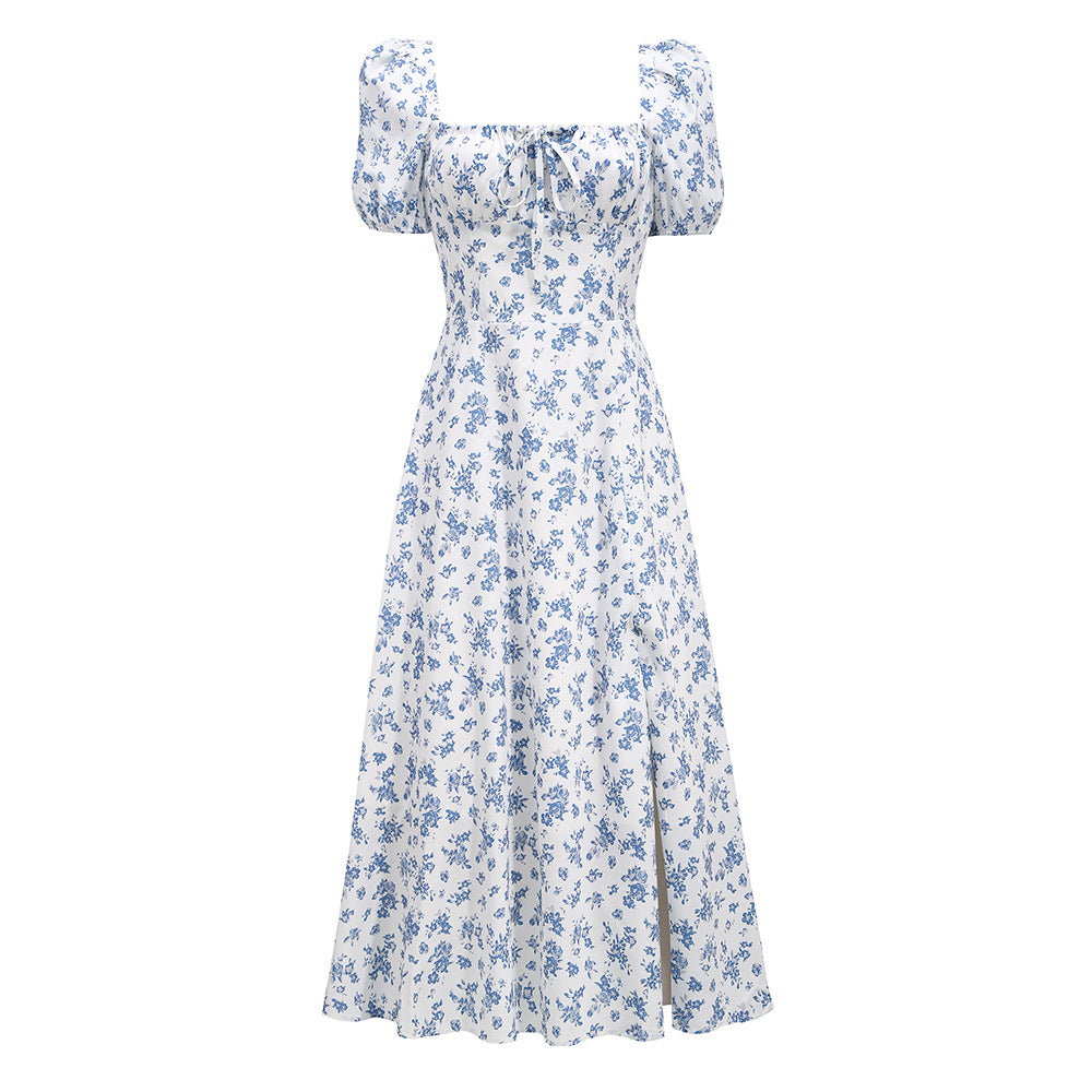 Women's High Temperament Floral Dress , Fashion Holiday Dress New collection 2024