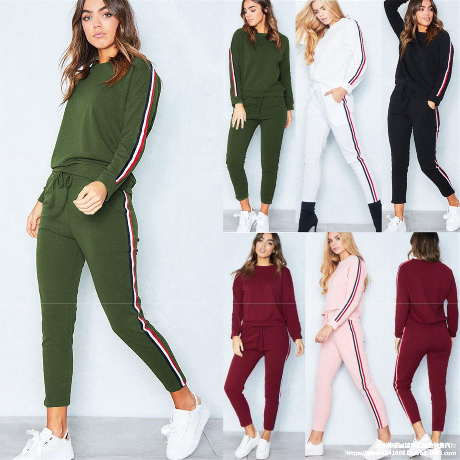 Winter Women Sport Suit Ladies Sexy Jacket Pants Clothes New Collection