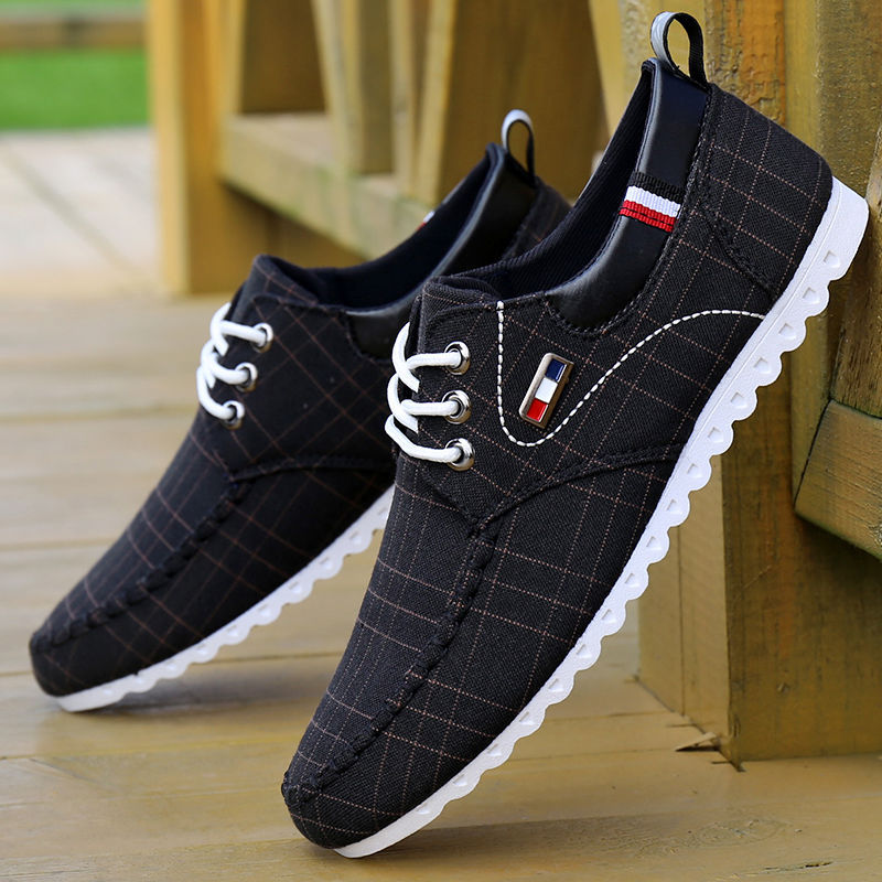 Men Breathable Cloth Shoes Casual Shoes Spring Canvas Shoes