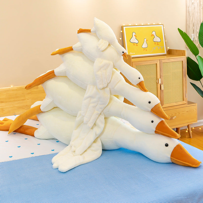 Big White Goose Pillow Doll Foreign Trade Plush Toys Large Sleeping Doll [Wholesale Birthday Gifts For Girls]